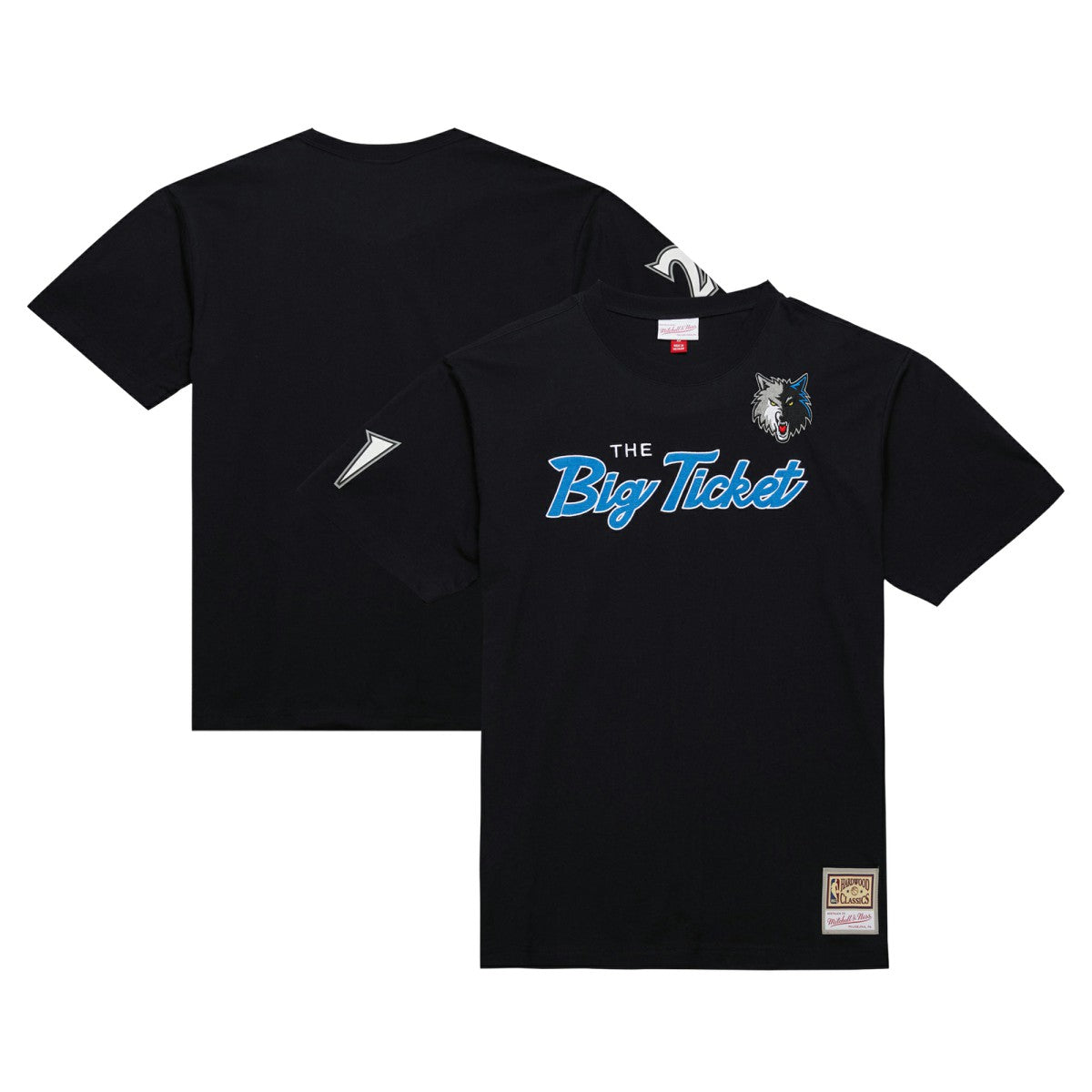 Mitchell & Ness - Kevin Garnett Minnesota Timberwolves Premium Nickname T-Shirt - Black