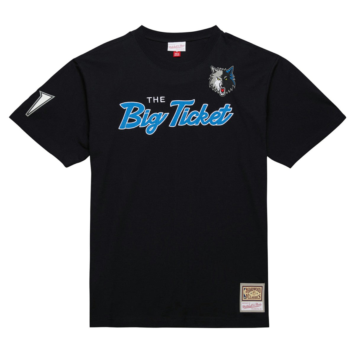Mitchell & Ness - Kevin Garnett Minnesota Timberwolves Premium Nickname T-Shirt - Black