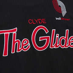 Mitchell & Ness - Clyde Drexler Portland Trail Blazers Premium Nickname T-Shirt - Black