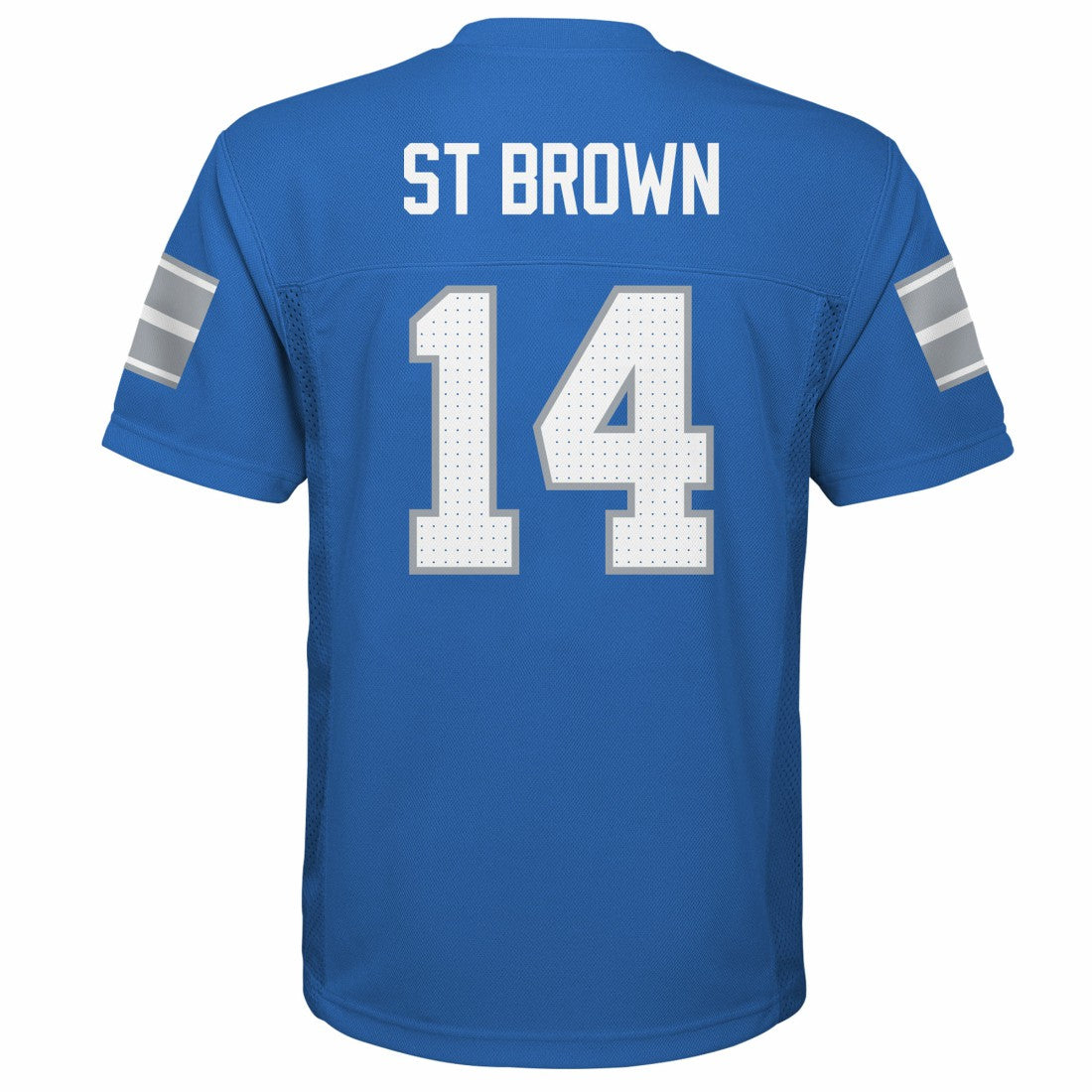 Amon-Ra St. Brown Detroit Lions Youth Replica Player Jersey Blue - NFL