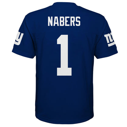 Malik Nabers New York Giants Youth Replica Player Jersey - Royal for sale | NFL Jerseys