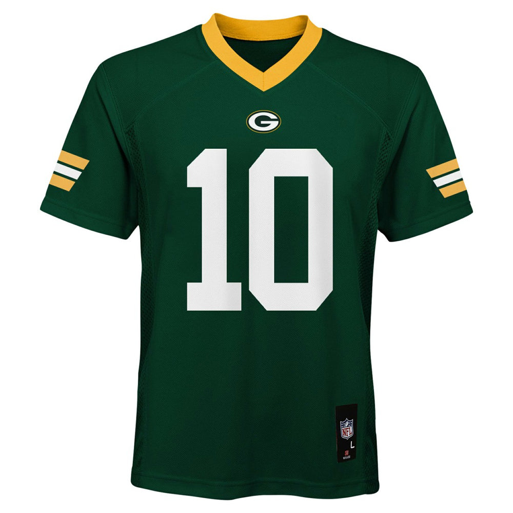 Jordan Love Green Bay Packers Youth Replica Player Jersey Green - NFL