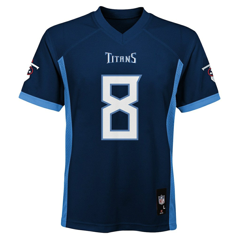 Will Levis Tennessee Titans Youth Replica Player Jersey Navy - NFL