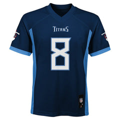 Will Levis Tennessee Titans Youth Replica Player Jersey Navy - NFL