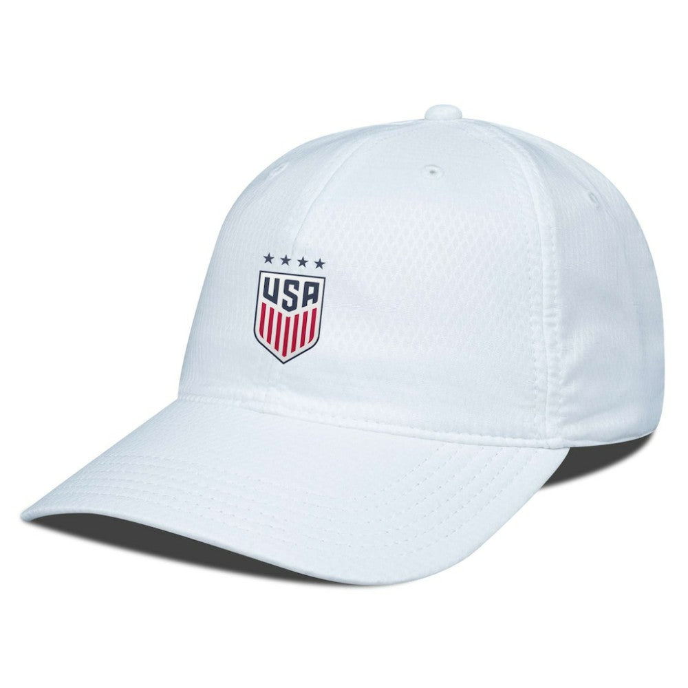 USWNT Levelwear Matrix Insignia Core Adjustable Hat - White