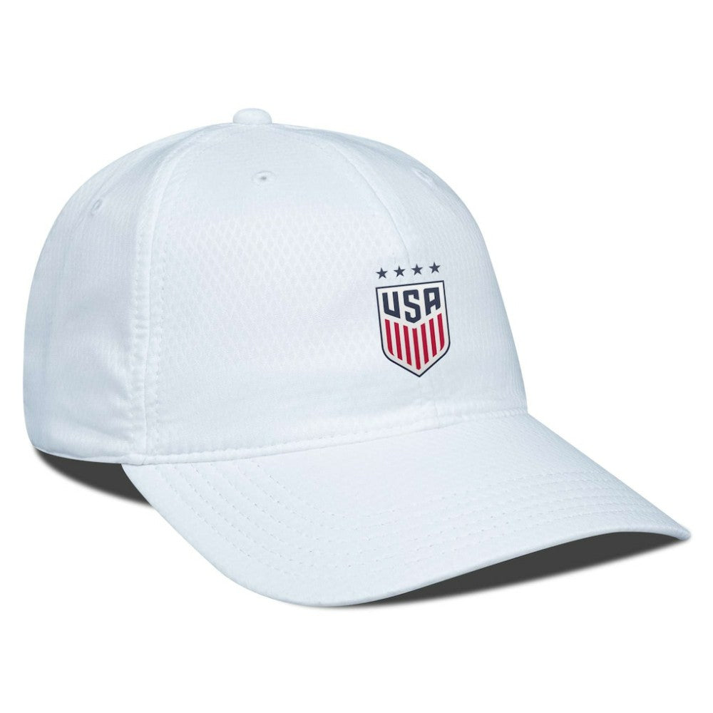 USWNT Levelwear Matrix Insignia Core Adjustable Hat - White