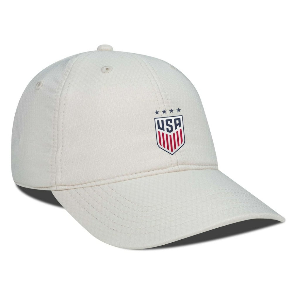 USWNT Levelwear Matrix Insignia Core Adjustable Hat - Khaki