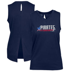 Pittsburgh Pirates Levelwear Women's Paisley Independence Aviation Tank Top Lifestyle