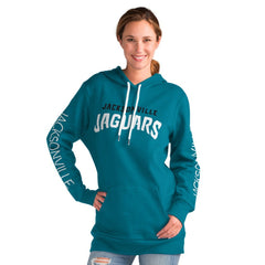 Jacksonville Jaguars G-III 4Her by Carl Banks Women's Extra Inning Pullover Hoodie Teal - NFL