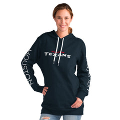 Houston Texans G-III 4Her by Carl Banks Women's Extra Inning Pullover Hoodie Navy - NFL