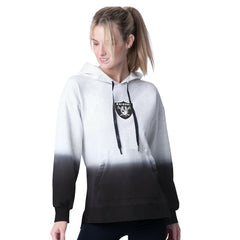 Las Vegas Raiders MSX by Michael Strahan Women's Daniela Pullover Hoodie Black - NFL