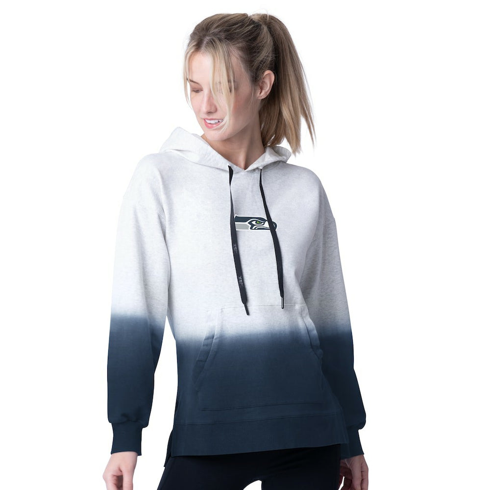 Seattle Seahawks MSX by Michael Strahan Women's Daniela Pullover Hoodie Gray - NFL