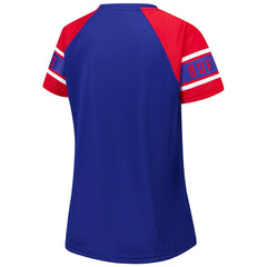 Buffalo Bills Starter Women's 1st Rounder Color Block Raglan Top Royal - NFL