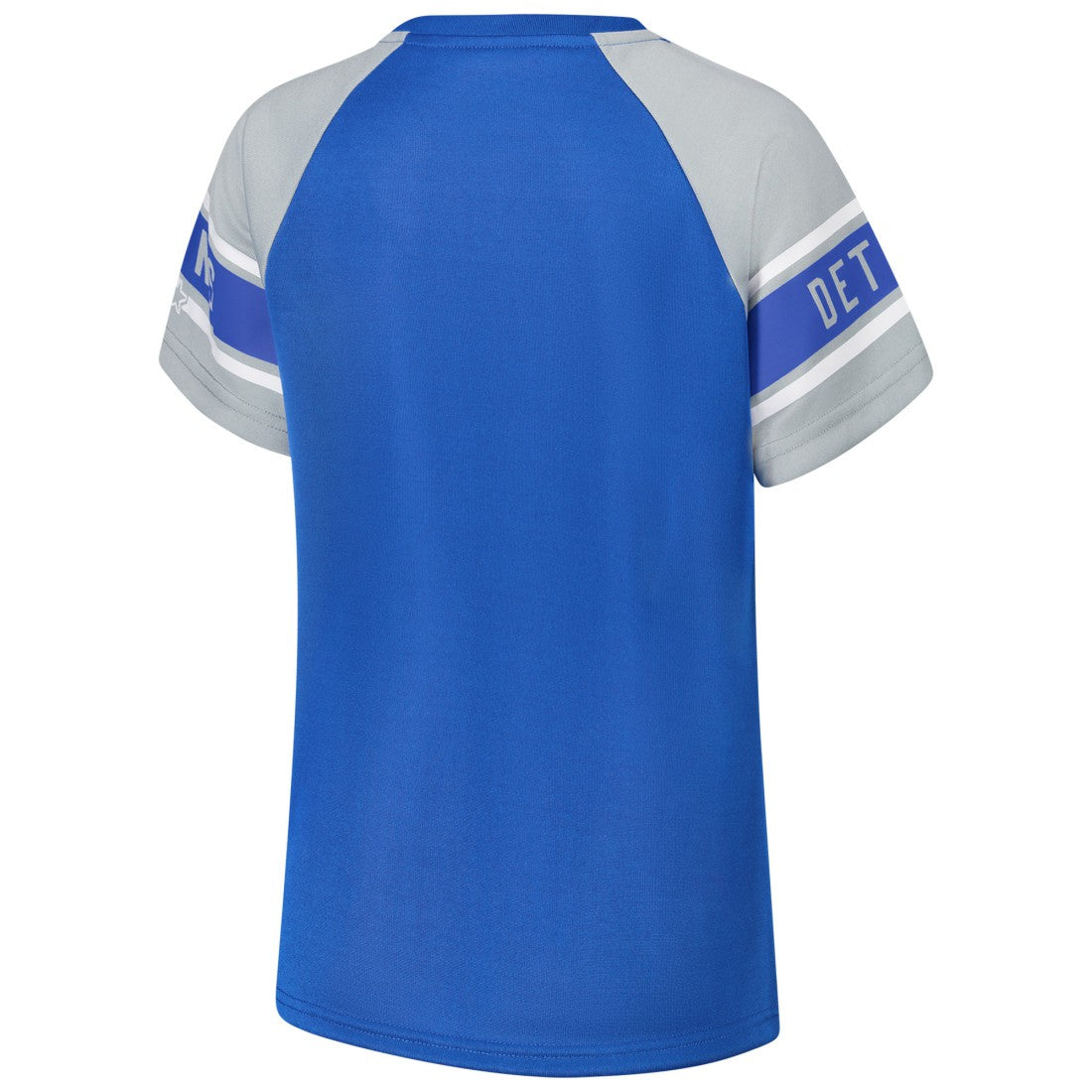 Detroit Lions Starter Women's 1st Rounder Color Block Raglan Top Blue - NFL