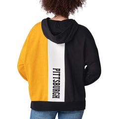 Pittsburgh Steelers Starter Women's Power Move Long Sleeve Pullover Hoodie Black - NFL
