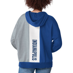 Indianapolis Colts Starter Women's Power Move Long Sleeve Pullover Hoodie Royal - NFL