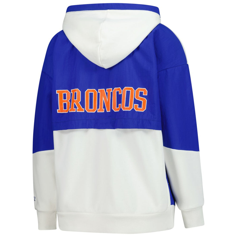 Denver Broncos Starter Women's Scrimmage Full-Zip Hoodie White - NFL