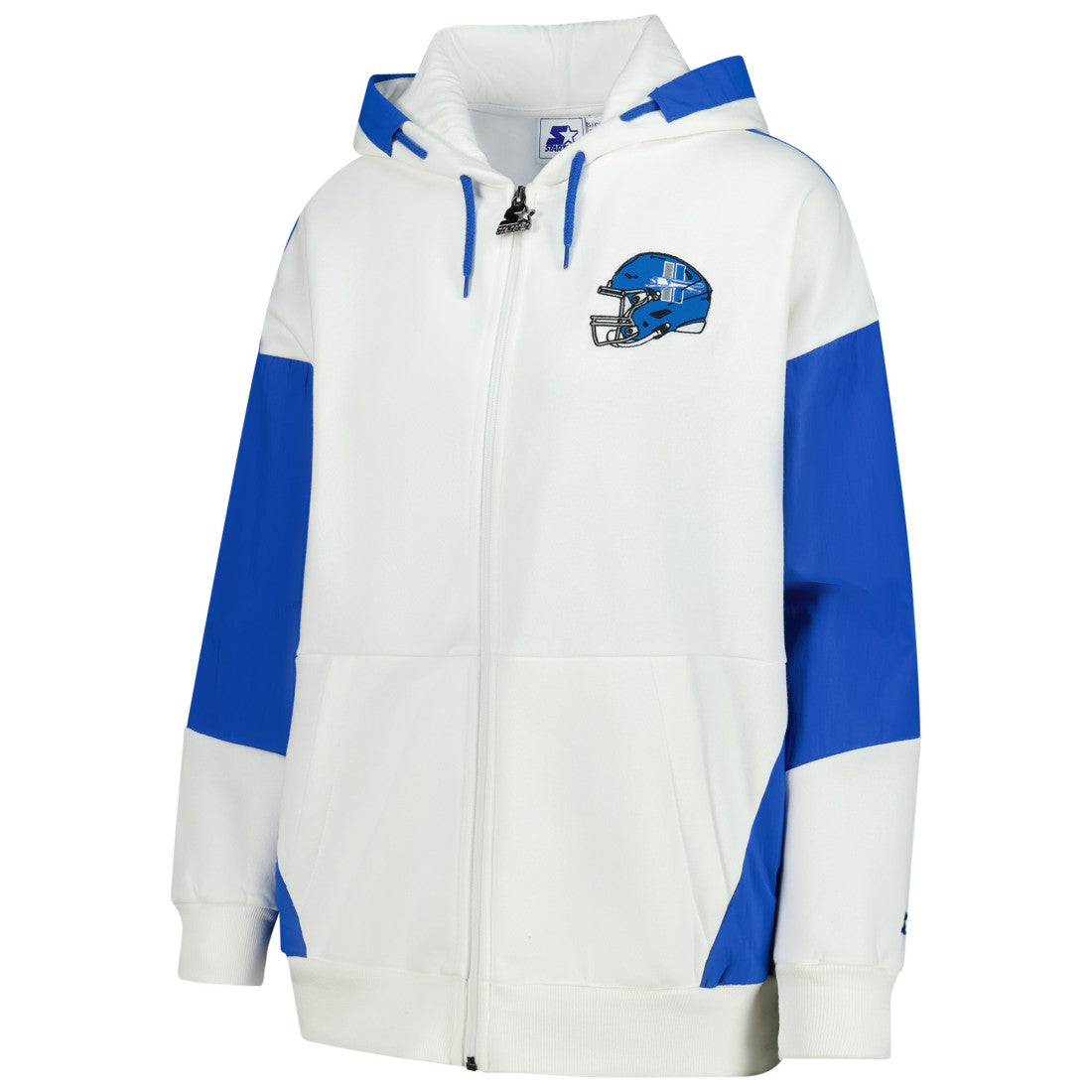 Detroit Lions Starter Women's Scrimmage Full-Zip Hoodie White - NFL