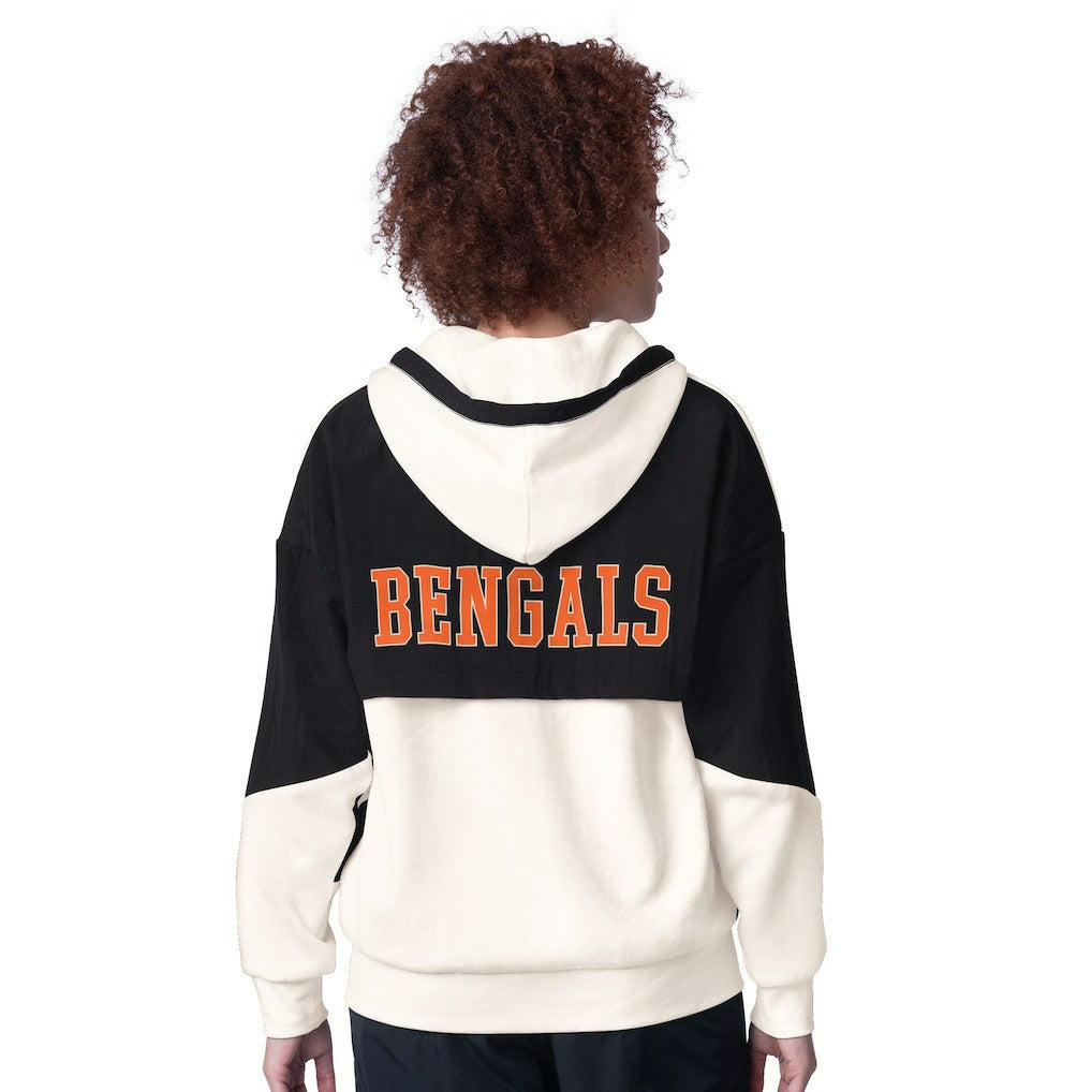 Cincinnati Bengals Starter Women's Scrimmage Full-Zip Hoodie White - NFL