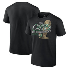 Fanatics - Boston Celtics 2024 NBA Finals Champions Fast Break Finish Trophy T-Shirt - Black