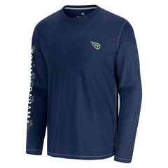 Tennessee Titans Oasis Endzone Lux Long Sleeve T-Shirt Blue - Tommy Bahama