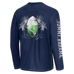Dallas Cowboys Oasis Endzone Lux Long Sleeve T-Shirt Blue - Tommy Bahama