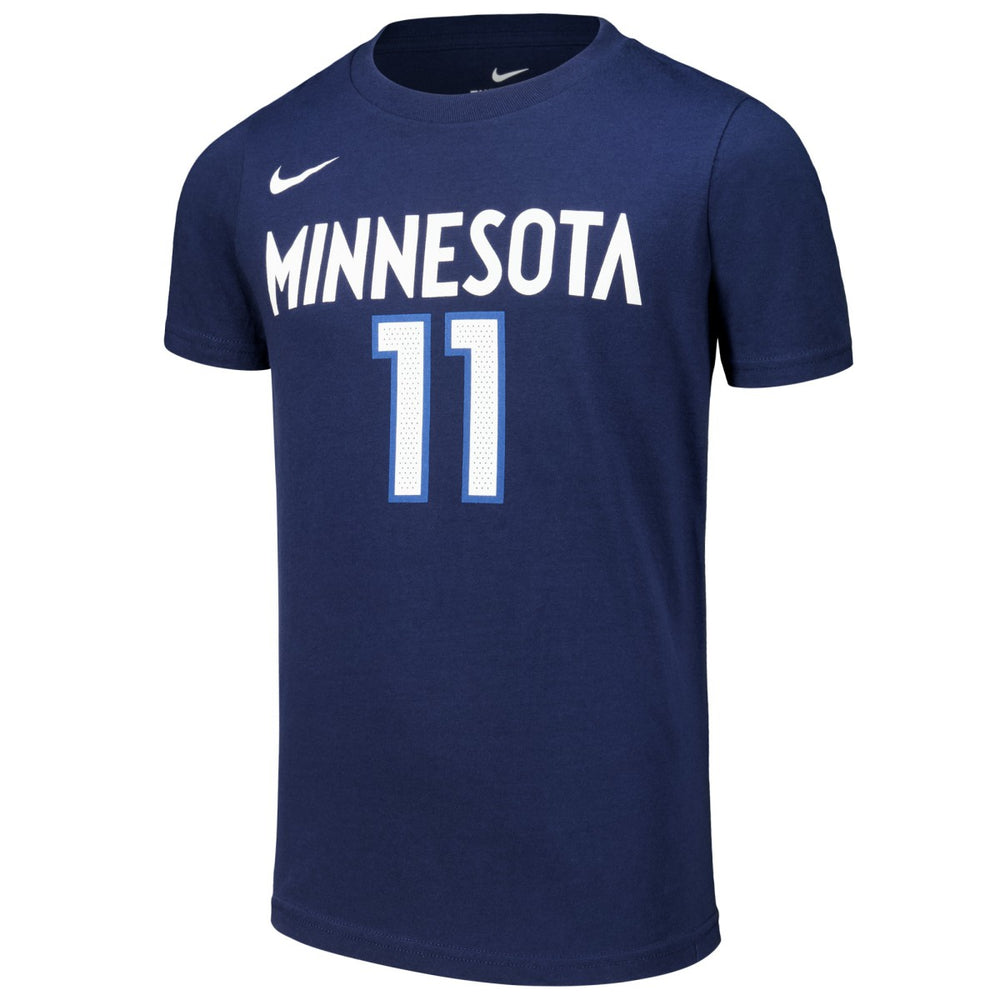 Nike - Naz Reid Minnesota Timberwolves Youth Icon Edition Name & Number T-Shirt - Navy