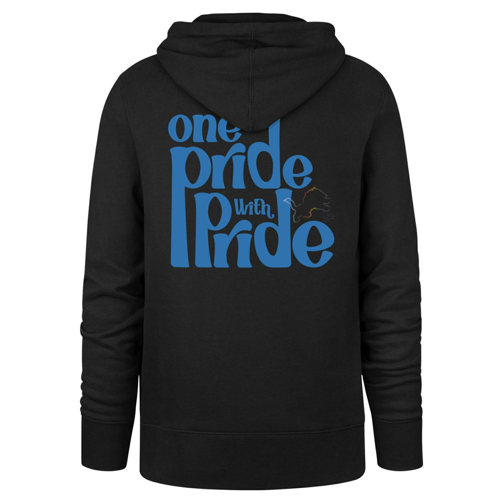 Detroit Lions '47 Pride Headline Pullover Hoodie Black - 47 brand