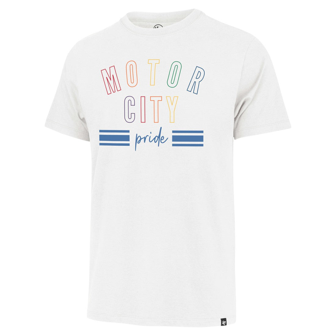 Detroit Lions '47 Motor City Pride Franklin T-Shirt White - 47 brand