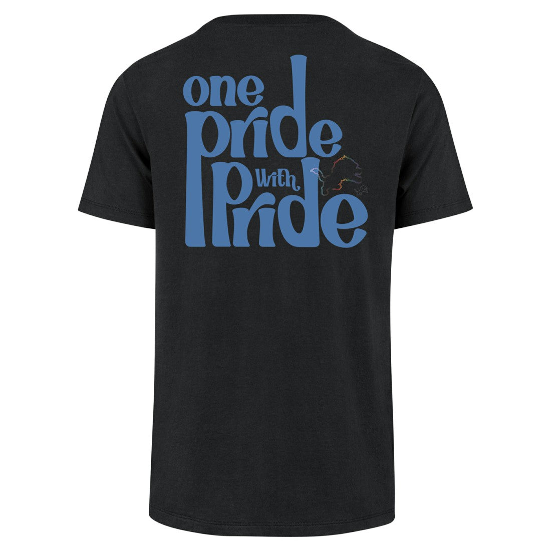 Detroit Lions '47 Pride Franklin T-Shirt Black - 47 brand