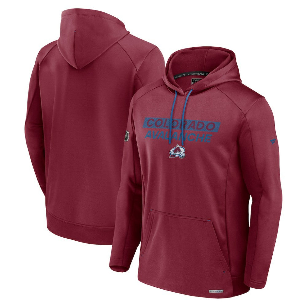 Colorado Avalanche - Fanatics Authentic Pro Big & Tall Pullover Hoodie Burgundy