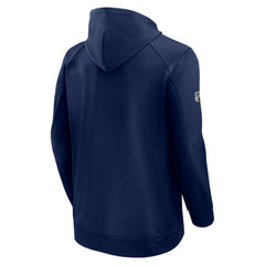 New York Rangers Fanatics Big & Tall Authentic Pro Pullover Hoodie Blue
