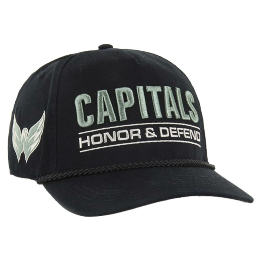 Washington Capitals '47 OHT Military Appreciation Homeland Honor and Defend Hitch Adjustable Hat Black