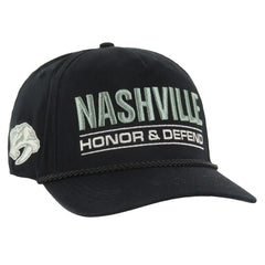 Nashville Predators - '47 OHT Military Appreciation Homeland Honor and Defend Hitch Adjustable Hat Black