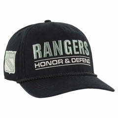 New York Rangers '47 OHT Military Appreciation Homeland Honor and Defend Hitch Adjustable Hat Black