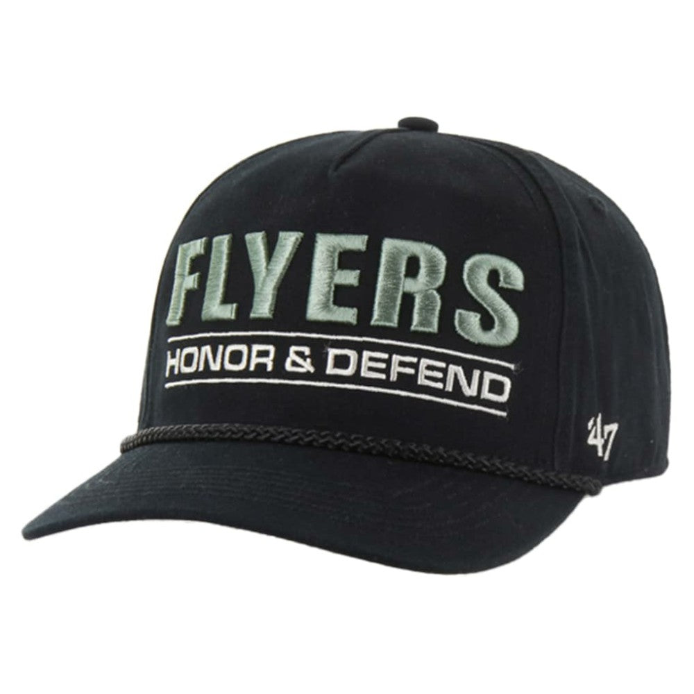 Philadelphia Flyers - '47 OHT Military Appreciation Homeland Honor and Defend Hitch Adjustable Hat Black