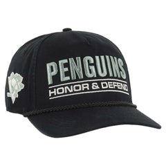 Pittsburgh Penguins '47 OHT Military Appreciation Homeland Honor and Defend Hitch Adjustable Hat Black