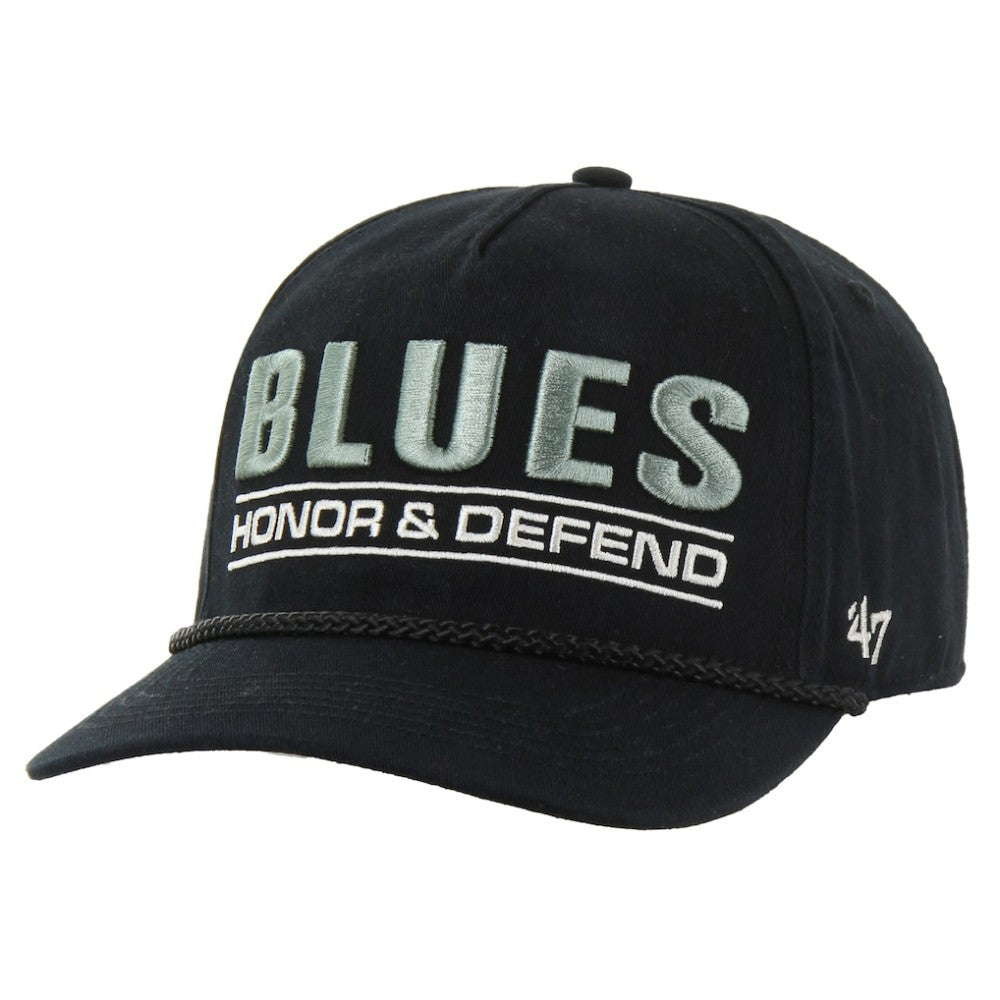 St. Louis Blues - '47 OHT Military Appreciation Homeland Honor and Defend Hitch Adjustable Hat Black