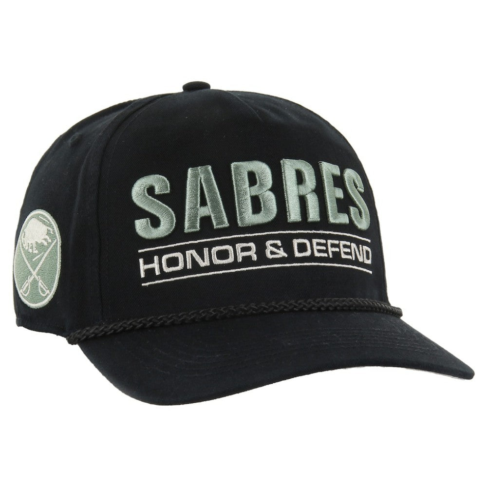 Buffalo Sabres - '47 OHT Military Appreciation Homeland Honor and Defend Hitch Adjustable Hat Black