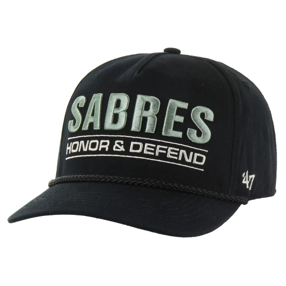 Buffalo Sabres - '47 OHT Military Appreciation Homeland Honor and Defend Hitch Adjustable Hat Black