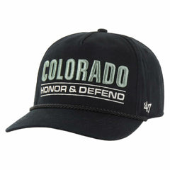 Colorado Avalanche - '47 OHT Military Appreciation Homeland Honor and Defend Hitch Adjustable Hat Black
