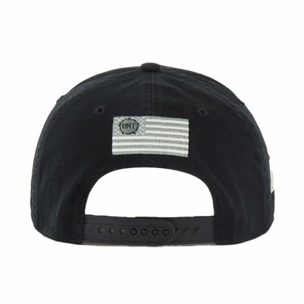 Boston Bruins '47 OHT Military Appreciation Homeland Honor and Defend Hitch Adjustable Hat Black