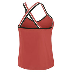 Atlanta Falcons WEAR by Erin Andrews Women's Cross Strap Tri-Blend Tank Top Red - NFL