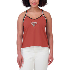 Atlanta Falcons WEAR by Erin Andrews Women's Cross Strap Tri-Blend Tank Top Red - NFL