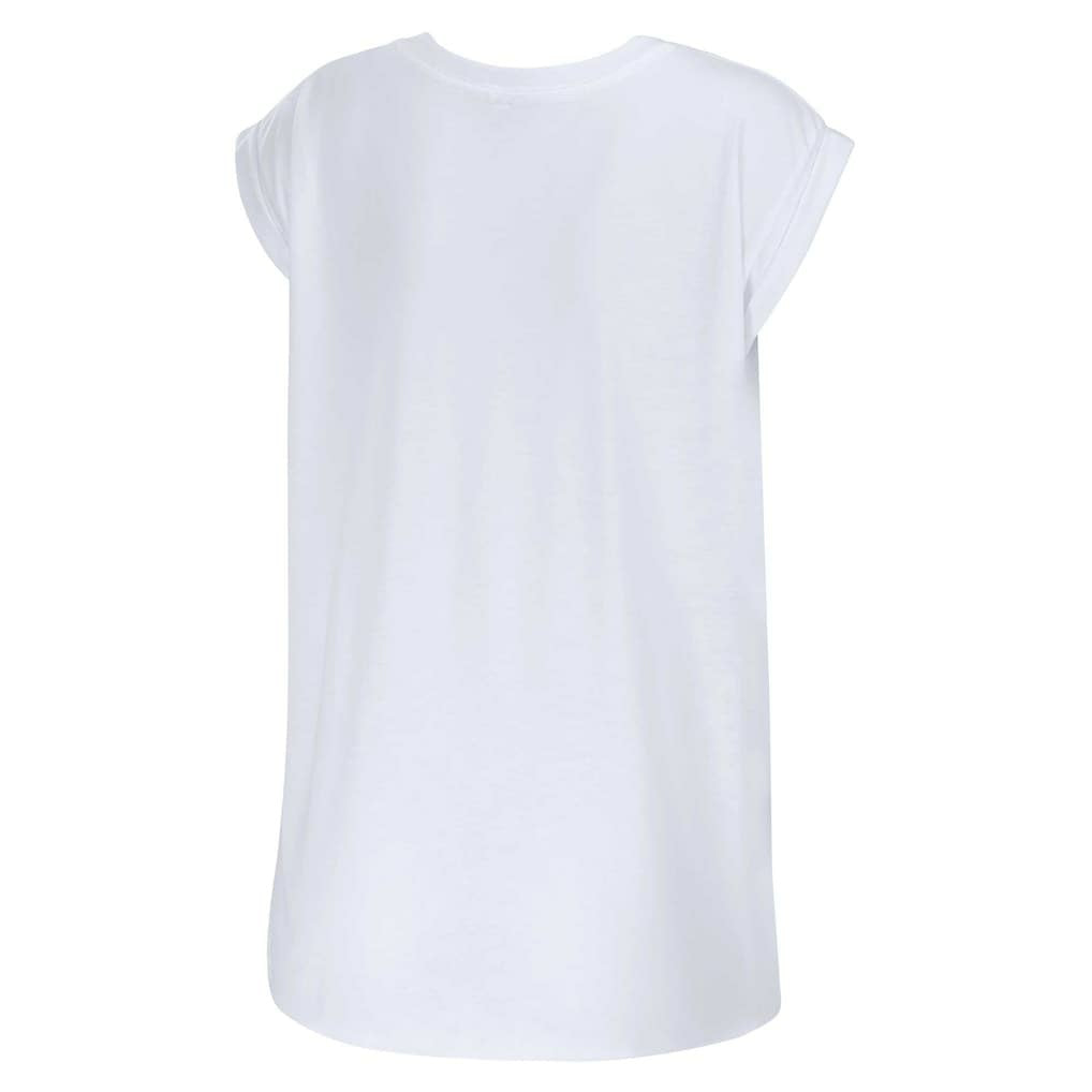 Miami Dolphins WEAR by Erin Andrews Women's Checker Muscle Tank Top White - NFL