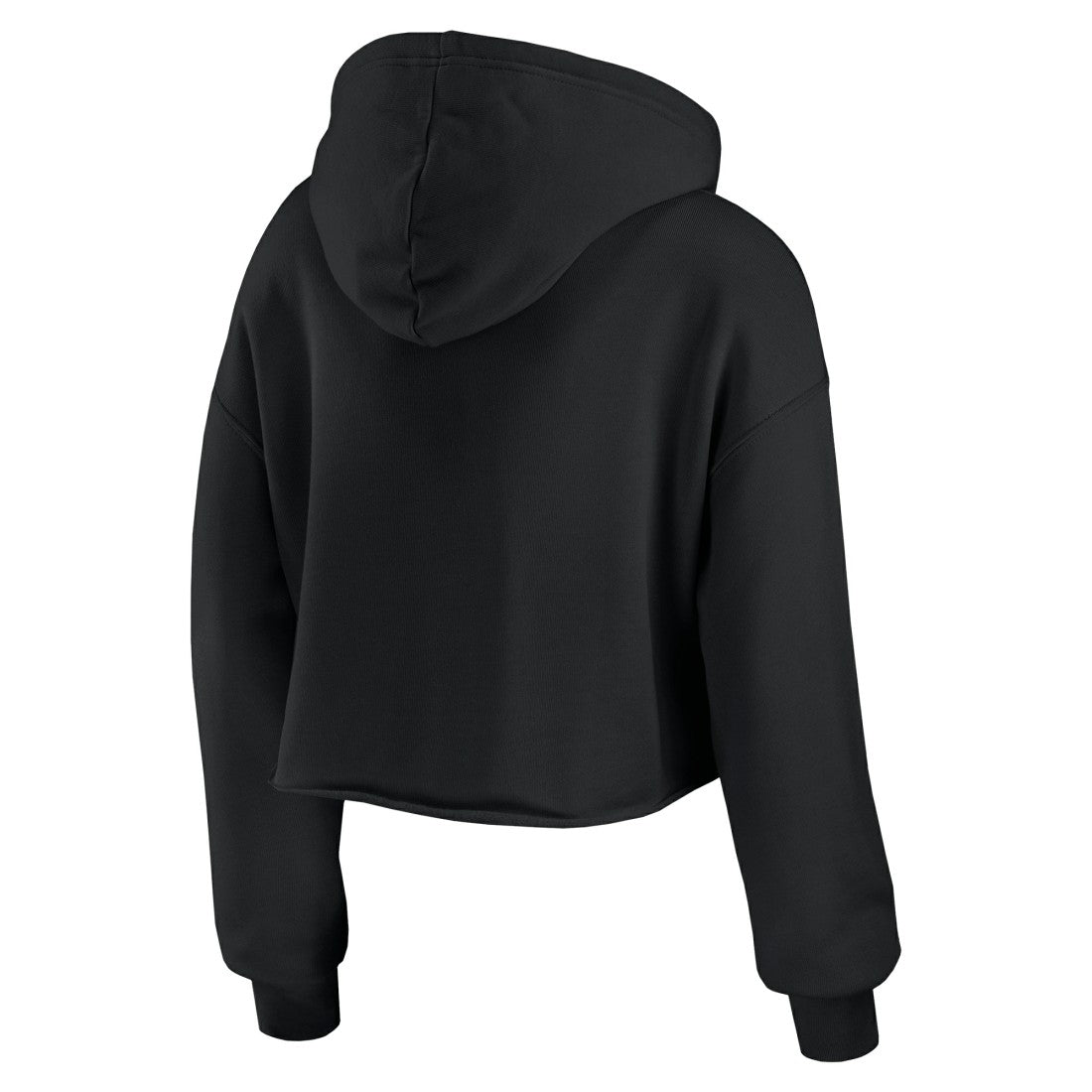 Detroit Lions WEAR by Erin Andrews Women's Prime Cropped Pullover Hoodie Black - NFL