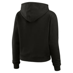 Kansas City Chiefs WEAR by Erin Andrews Women's Waffle-Knit Pullover Hoodie Black - NFL