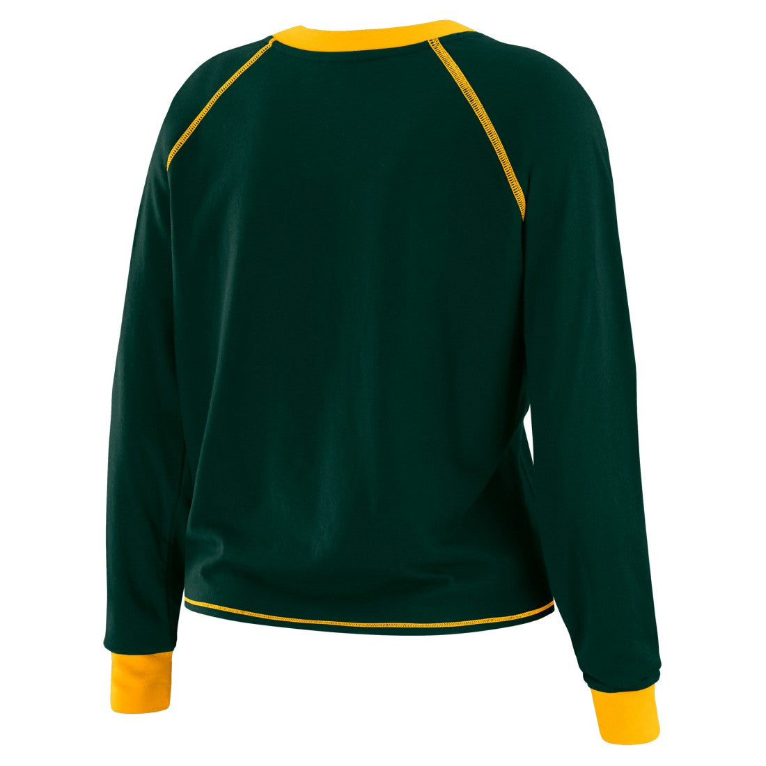 Green Bay Packers WEAR by Erin Andrews Women's Tie-Front Long Sleeve T-Shirt Green - NFL
