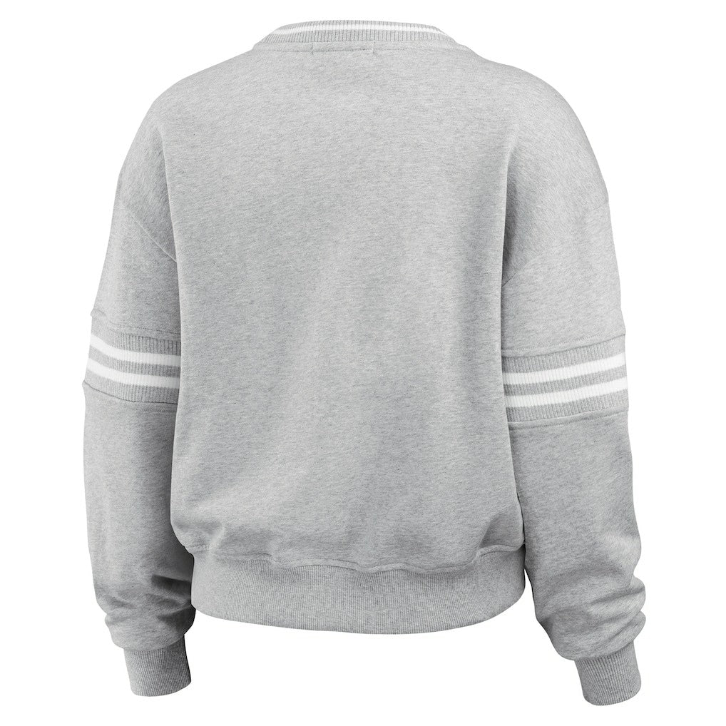Philadelphia Eagles WEAR by Erin Andrews Women's Pullover Sweatshirt Heather Gray - NFL