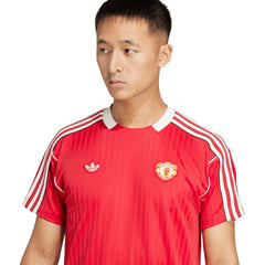 Adidas Manchester United Originals Terrace Icons Collection Fashion Jerseys - Red